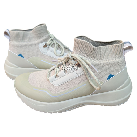 Vessi Stormburst Womens 9 Boreal Green Waterproof High Top Knit Sneaker Boot - Picture 13 of 13